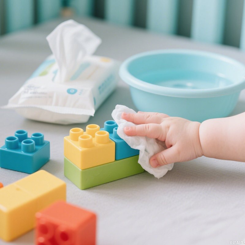 مناديل تنظيف أسطح الأطفال 